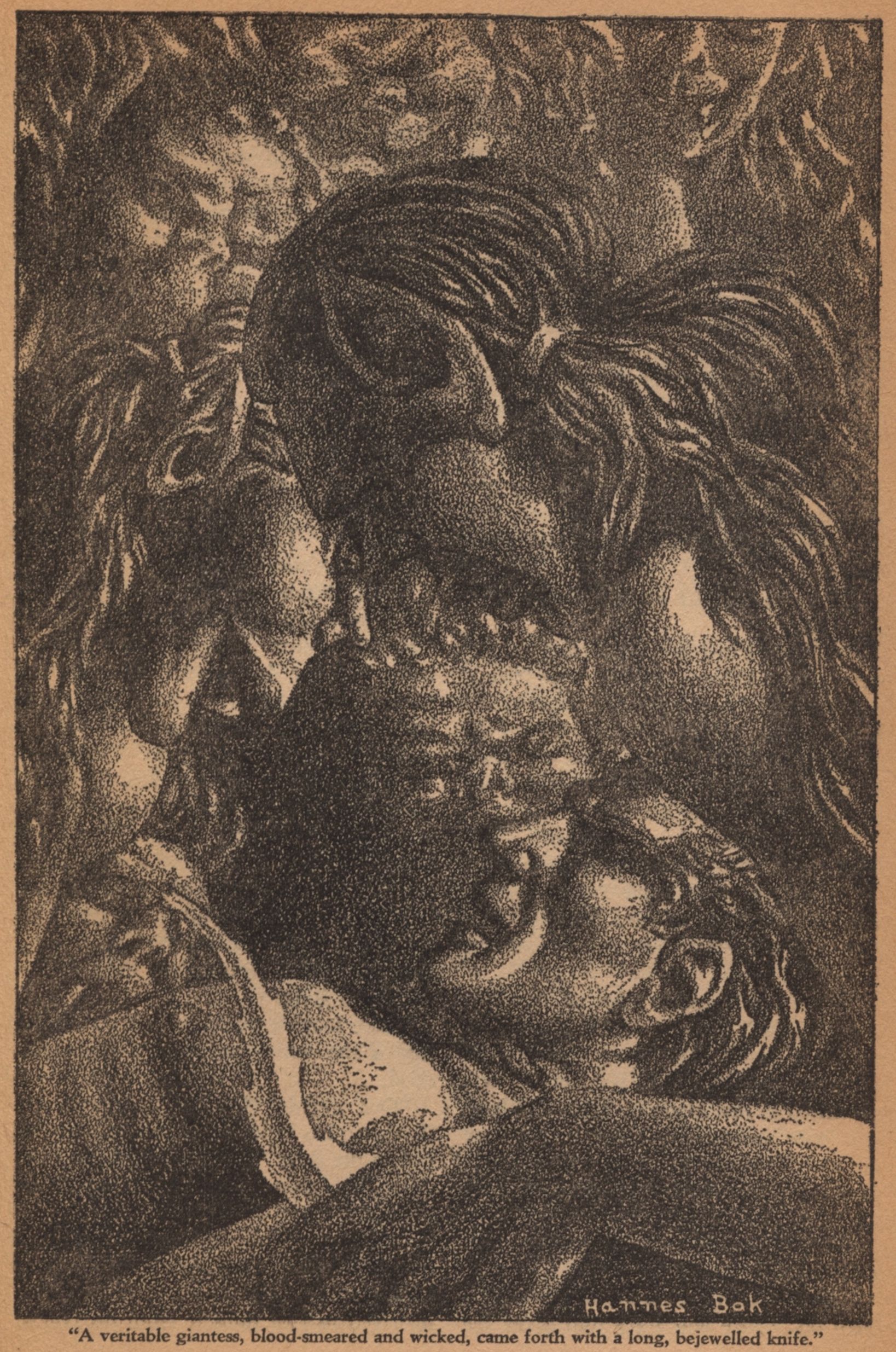 Hannes Bok's Covers Art Art by Hannes Bok from Weird Tales - March, 1940.