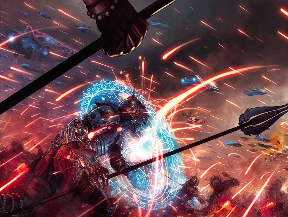 Art from Grant Morrison's 18 Days - drawn by Mukesh Singh - 06