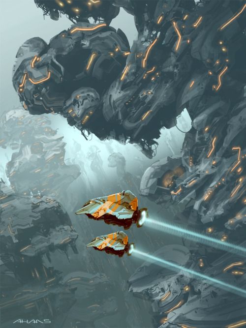 Arthur Haas's Visionary Art Arthur Haas, Flight.