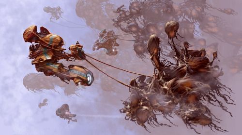 Arthur Haas's Visionary Art Arthur Haas, In tow.