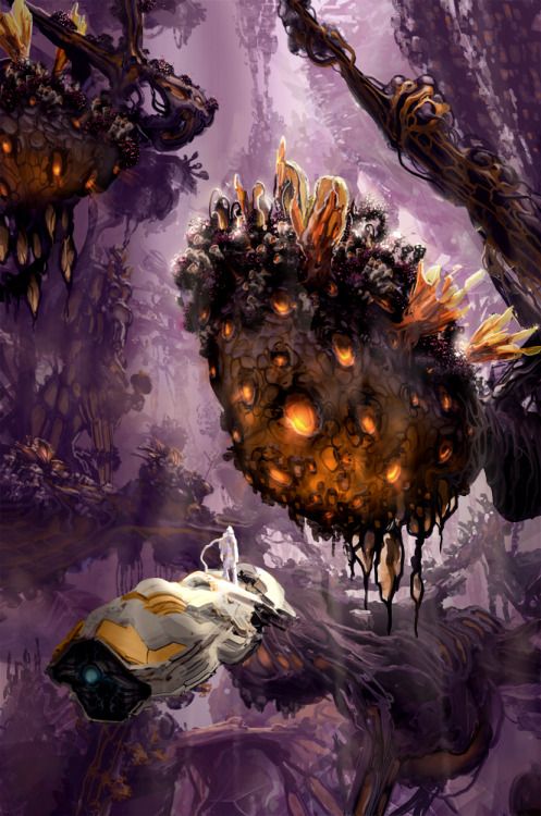 Arthur Haas's Visionary Art Arthur Haas, Jungle gasbag.