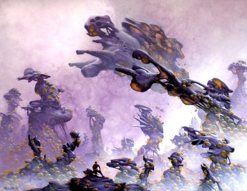 Arthur Haas's Visionary Art Arthur Haas, Leaping landscape.