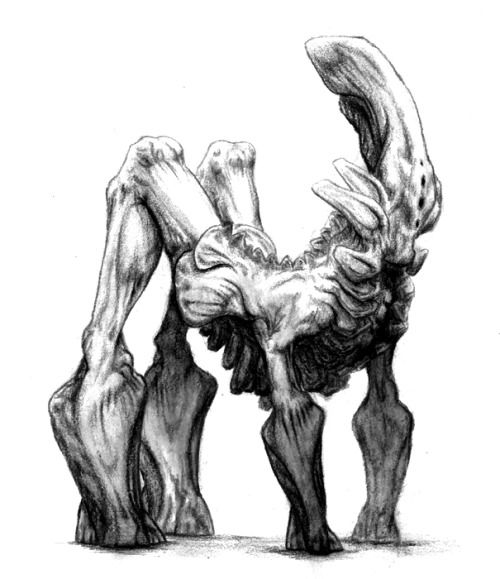 Arthur Haas's Visionary Art Arthur Haas, Quadruped.