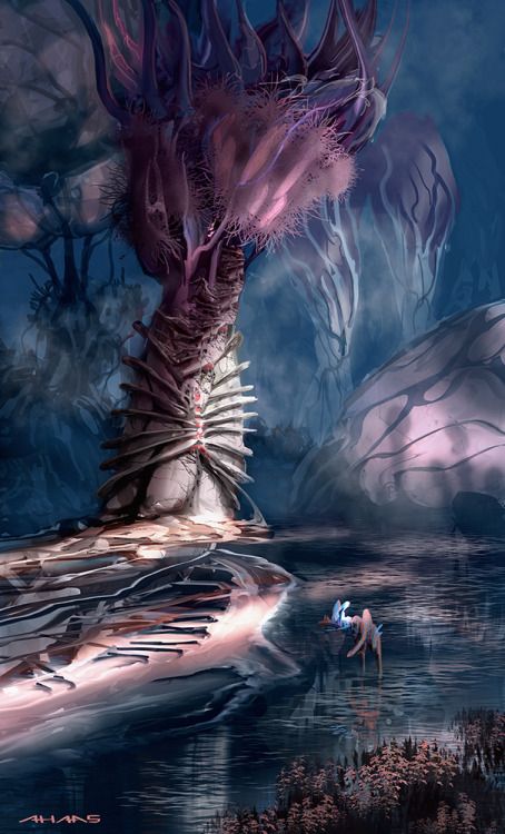 Arthur Haas's Visionary Art Arthur Haas, Stay away from the tree.