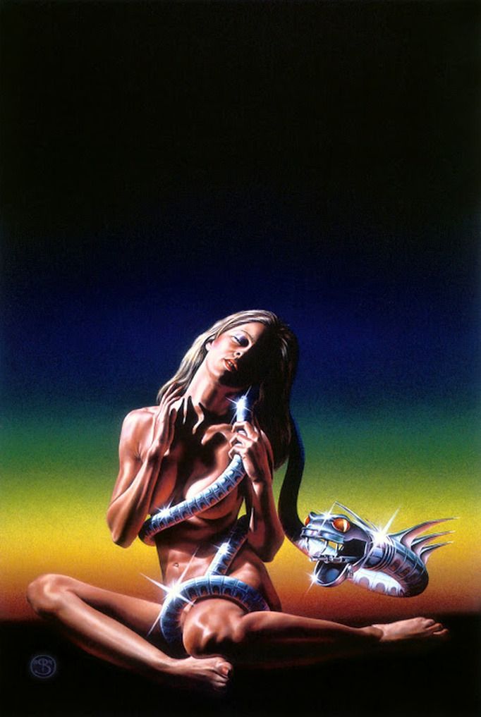 Barclay Shaw, Image of the Beast by Philip Jose Farmer, 1985 (art 1984).