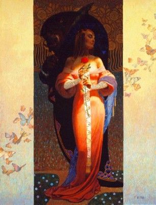 Leo and Diane Dillon's visual Art Beauty and the Beast. Leo and Diane Dillon