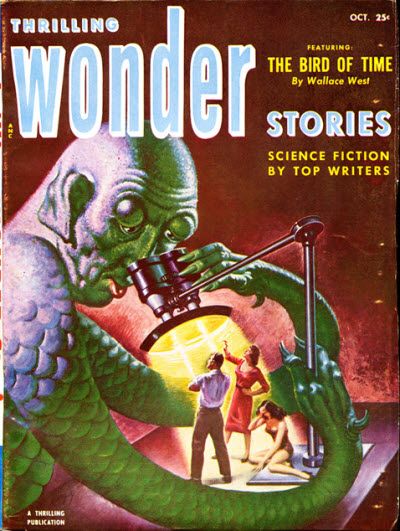 Thrilling Wonder Stories Covers Art Bergey's last cover for TWS (52-10).