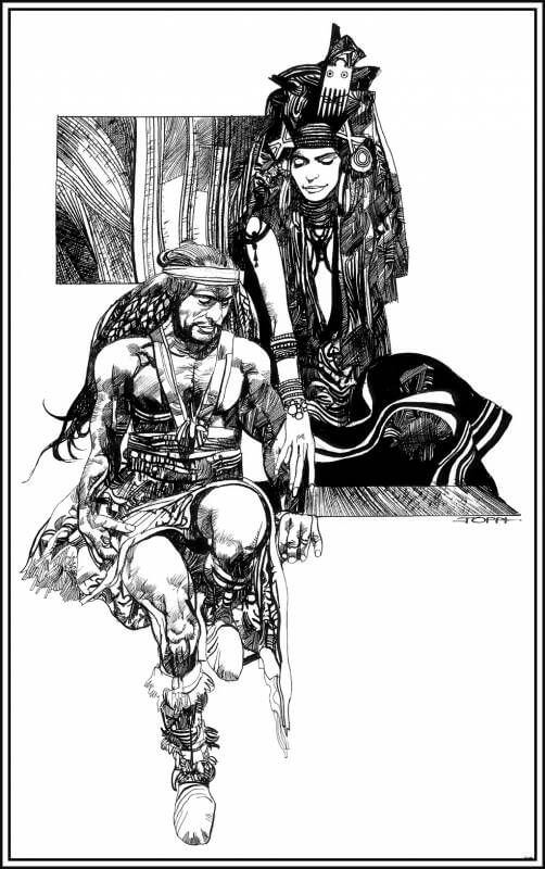 Sergio Toppi's visual Art Blog Entries | Elena Atayeva | Sergio Toppi