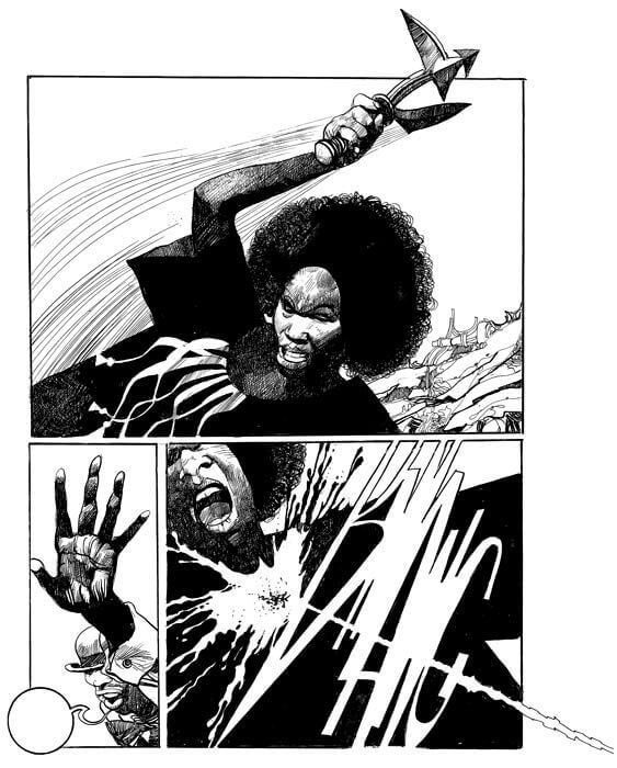 Sergio Toppi's visual Art Blues Sergio Toppi