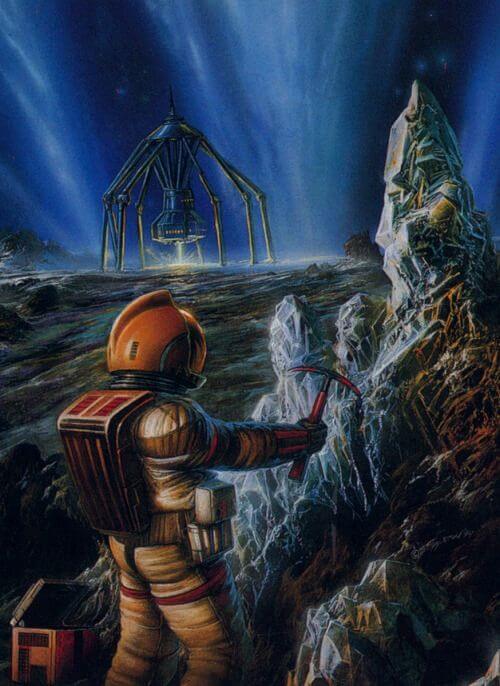 Bob Eggleton's visual Art Bob Eggleton, Heart of the Comet by Gregory Benford and David Brin 1994.