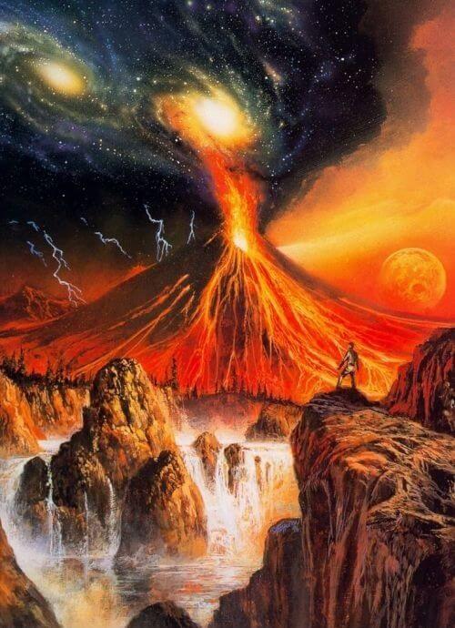 Bob Eggleton's visual Art Bob Eggleton, The Sky Is Falling.