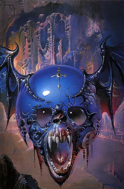 Bruce Pennington, Helm Of The Cruciatis, private work, 1983.