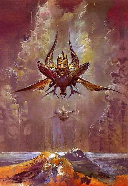 Bruce Pennington, Myrmidons, private work 1985.