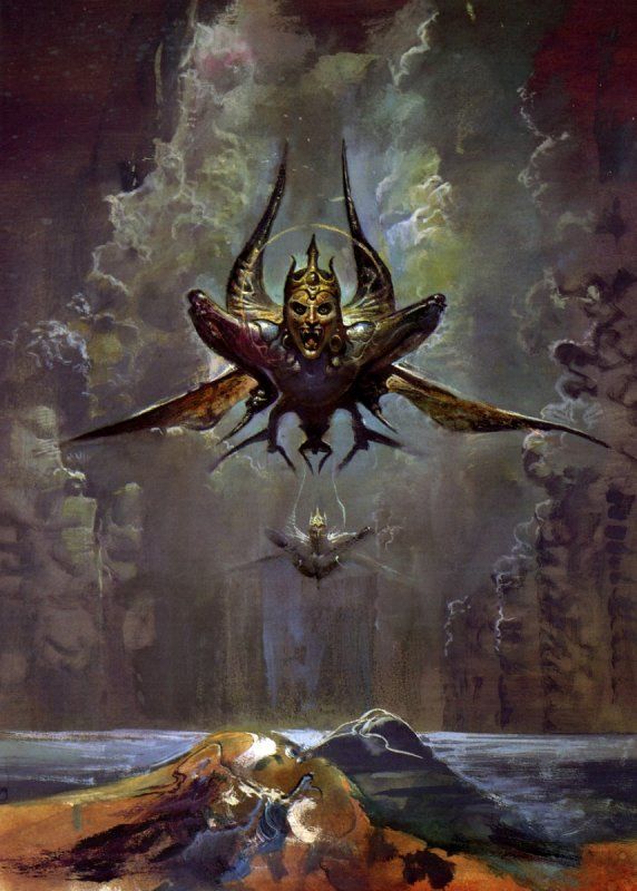 Bruce Pennington, Myrmidons, private work 1985.