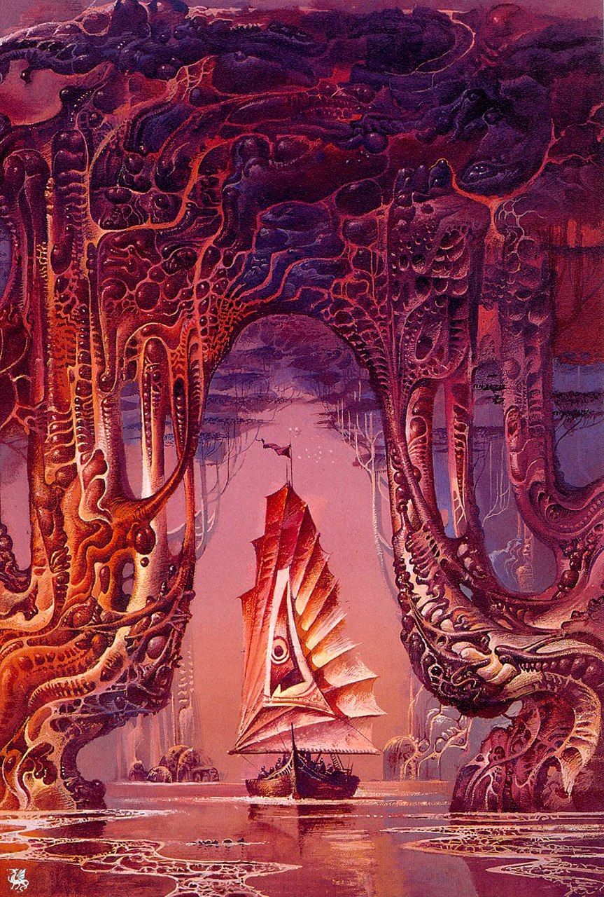 Bruce Pennington, Riverworld by Philip Jose Farmer, Granada Books 1980.