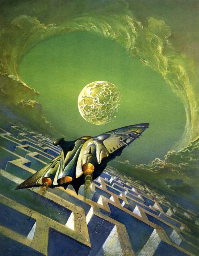 Bruce Pennington, The Man in the Maze by Robert Silverberg, 1982.
