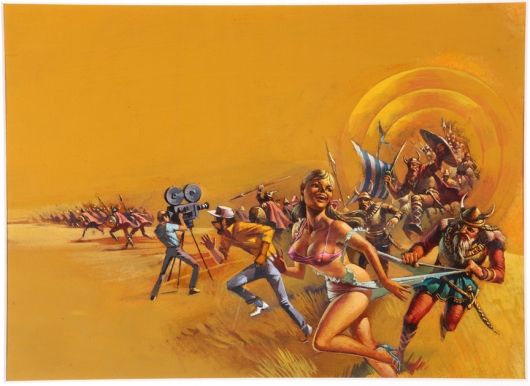 Bruce Pennington, The Technicolor Time Machine by Harry Harrison, 1970.