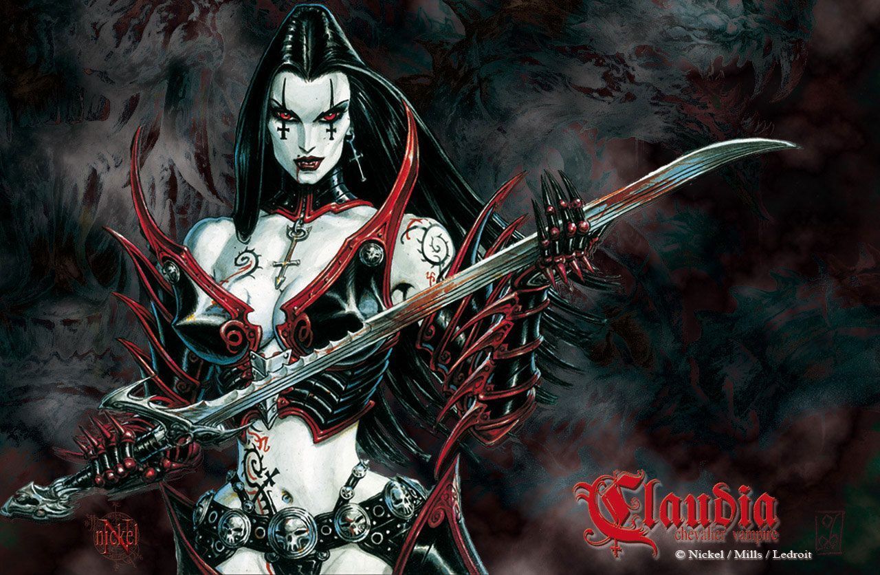 Olivier Ledroit's Visionary Art Chevalier Vampire Claudia