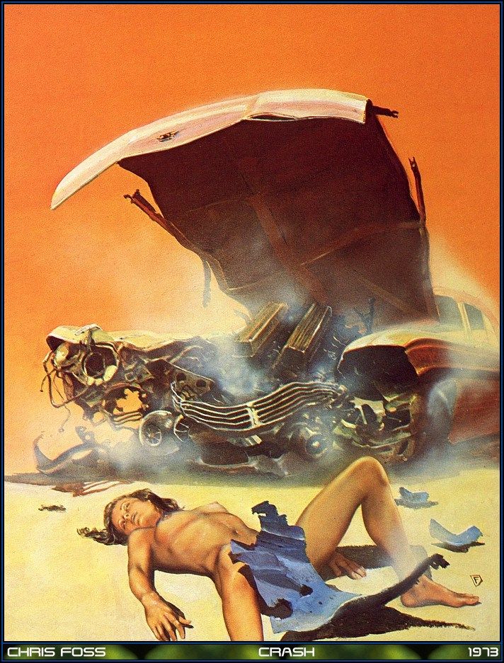 Chris Foss, Crash by J.G. Ballard, Panther Books 1977.