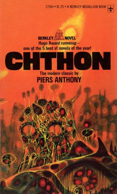 Richard M. Powers's Covers Art Chthon, Piers Anthony (1975 edition), cover by Richard Powers