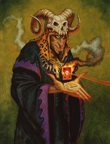 Don Maitz's visual Art Conjurers:  Sorcerer  ©1995 Don Maitz