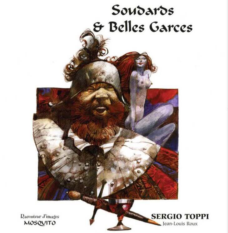 Sergio Toppi's visual Art Couverture de Soudars et Belles Garces