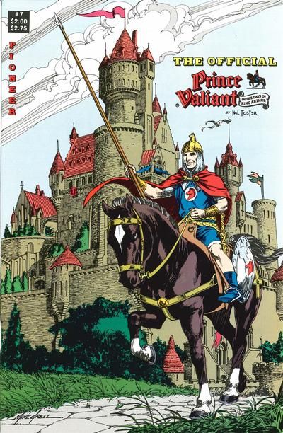 Hal Foster's Covers Art Cover for The Official Prince Valiant (Pioneer, 1988 series) #7