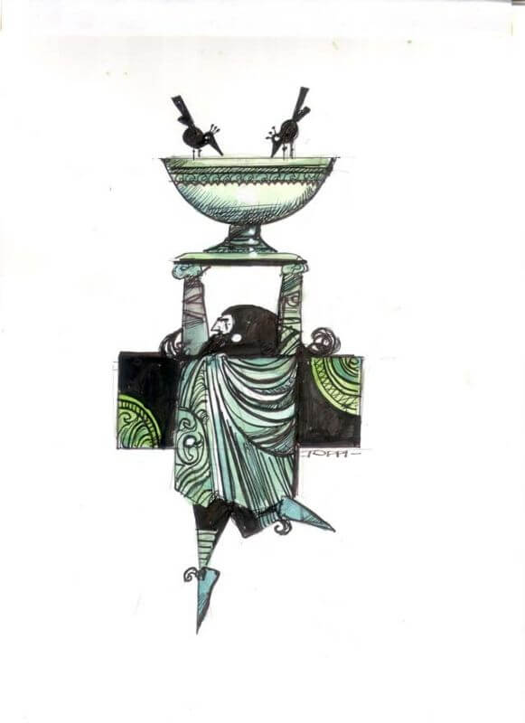 Sergio Toppi's visual Art DIVERTISSEMENT - Papel / 3 Comic Art