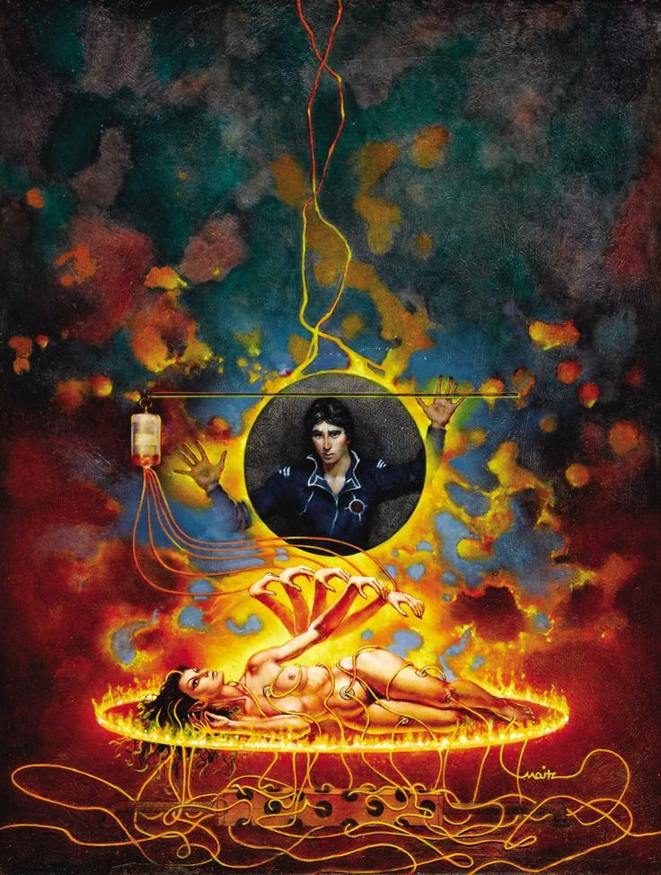 Don Maitz's visual Art DON MAITZ - art for Time Out of Mind by Richard Cowper - 1981 Pocket Books