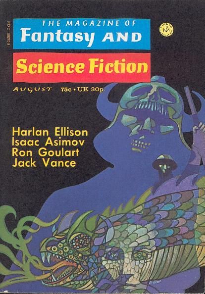 David Hardy, Quiet Sea (Dread Empire) by Glen Cook, F&SF 78-12.
