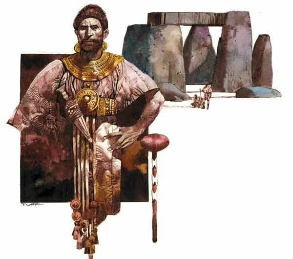 Sergio Toppi's visual Art Dolmen par Sergio Toppi