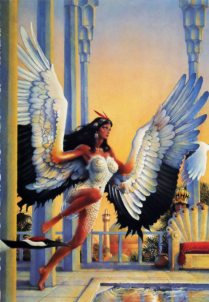 Don Maitz's visual Art Don Maitz - Hasan by Piers Anthony - 1986 Tor Books