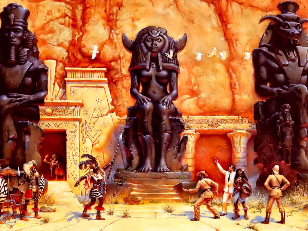 Don Maitz's visual Art Don Maitz - King Solomon's Mines