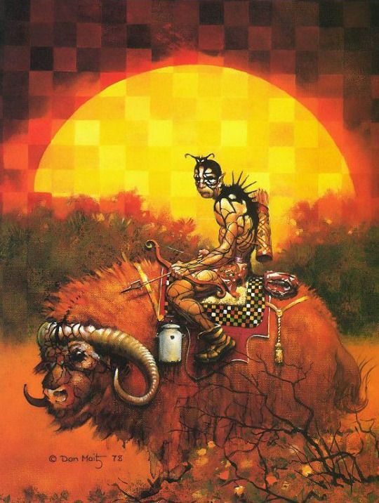Don Maitz's visual Art Don Maitz, Checkout The Sunset