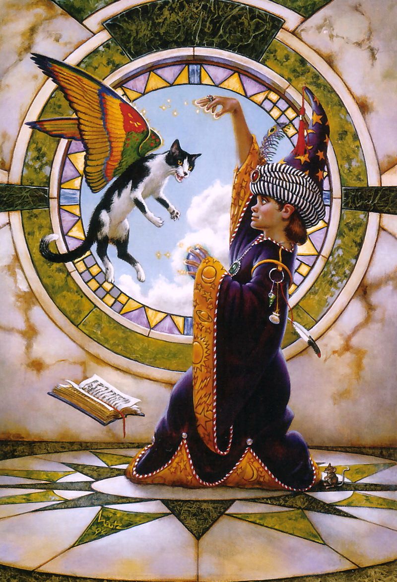 Don Maitz's visual Art Don Maitz, Magician's Apprentice.