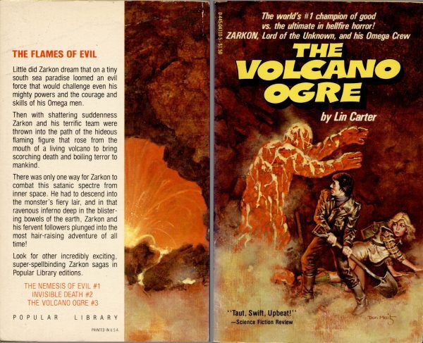 Don Maitz's visual Art Don Maitz, The Volcano Ogre by Lin Carter.
