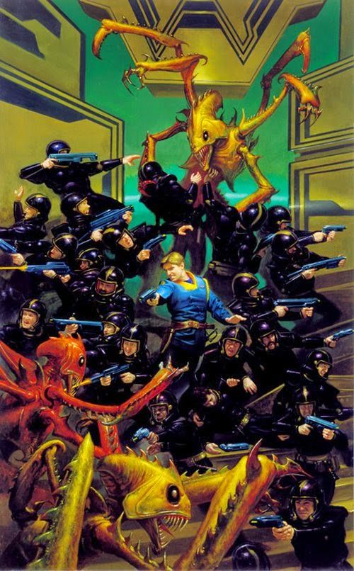 Donato Giancola's visual Art Donato Giancola, Deathstalker Honor by Simon R. Green.