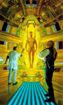 Donato Giancola's visual Art Donato Giancola, The Widowmaker Unleashed, by Mike Resnick.