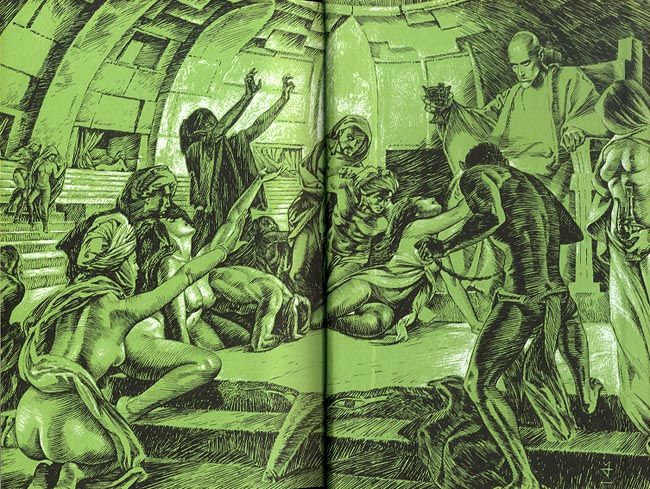 Doug Rosa, The Metal Monster by A. Merritt, Avon S231, 1966.