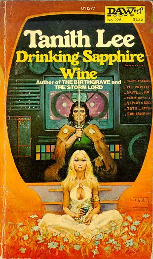 Don Maitz's visual Art Drinking Sapphire Wine, by Tanith Lee