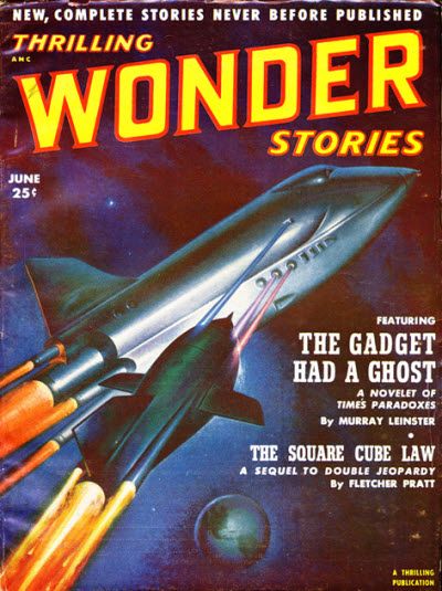 Thrilling Wonder Stories Covers Art Earle Bergey, TWS, 52-06.