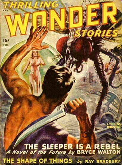 Thrilling Wonder Stories Covers Art Earle Bergey, Thrilling Wonder Stories 48-02.