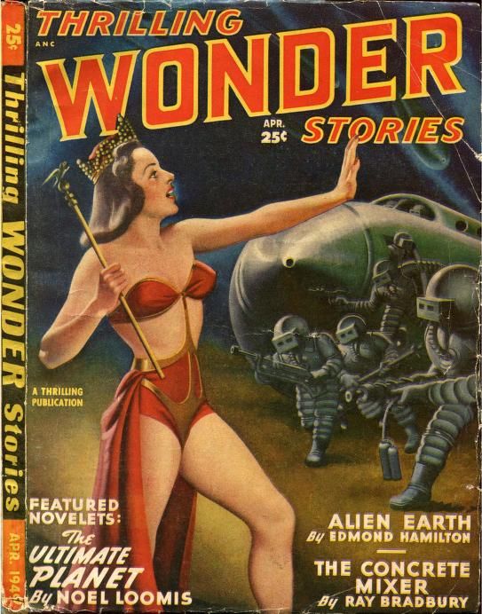 Thrilling Wonder Stories Covers Art Earle Bergey, Thrilling Wonder Stories 49-04.