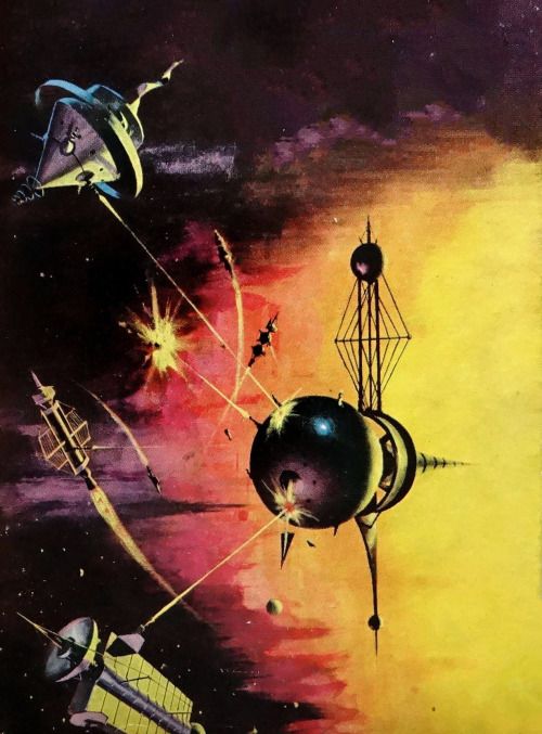 Ed Emshwiller's visual Art Ed Emshwiller - Slaves of the Klau, 1958.