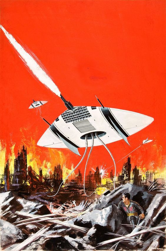 Ed Valigursky's visual Art Ed Valigursky, A Touch of Infinity by Harlan Ellison, 1960.