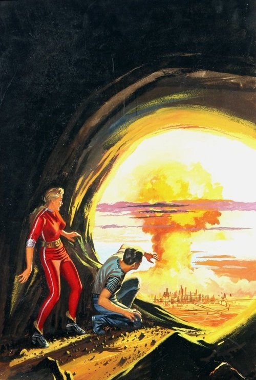 Ed Valigursky's visual Art Ed Valigursky, Doomsday Eve by Robert Moore Williams 1957.