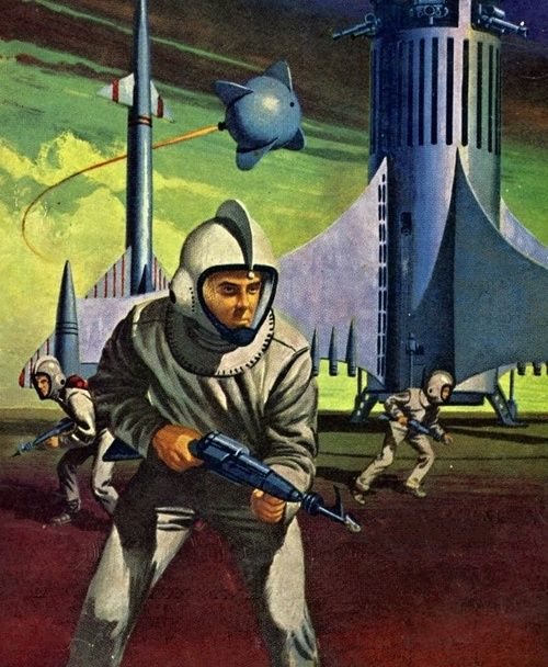 Ed Valigursky's visual Art Ed Valigursky, Return to Tomorrow by L. Ron Hubbard 1966.