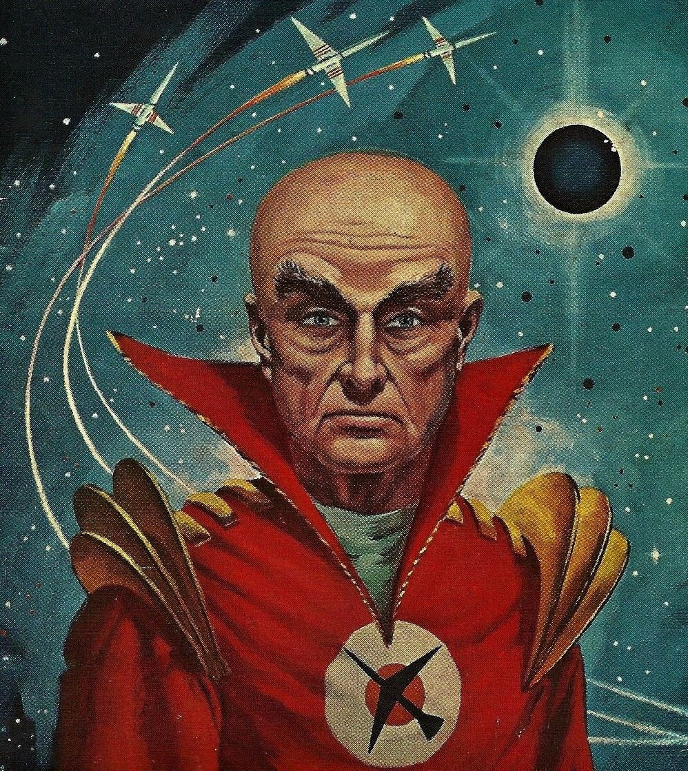 Ed Valigursky's visual Art Ed Valigursky, The 1,000-Year Plan (AKA Foundation) by Isaac Asimov, 1955.