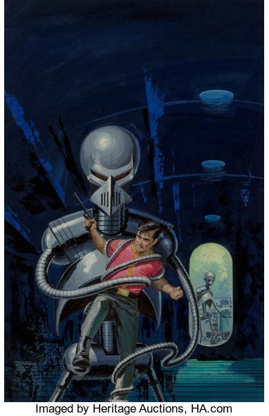 Ed Valigursky's visual Art Ed Valigursky, The Changeling Worlds, 1959, acrylic on board.