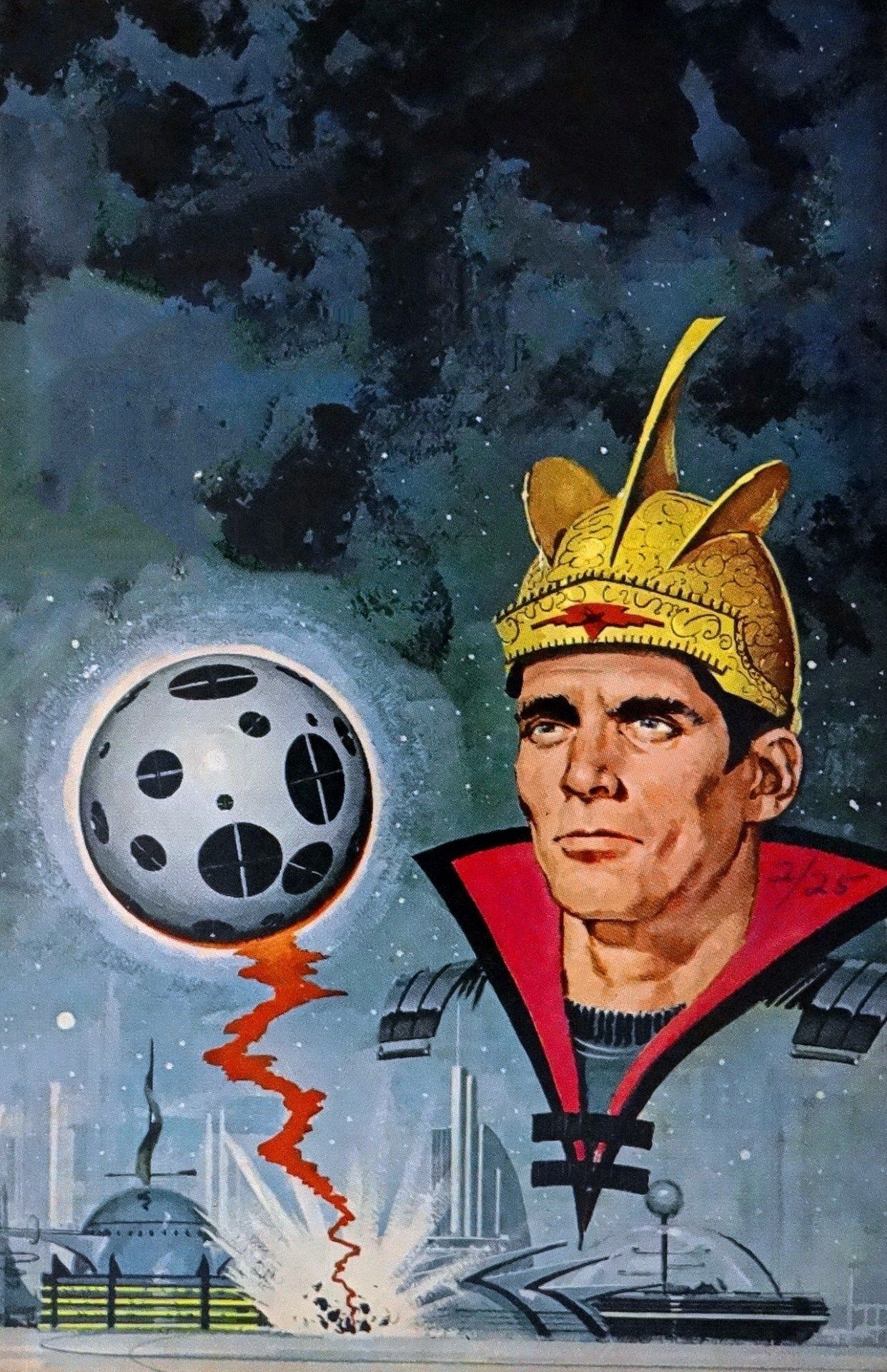 Ed Valigursky's visual Art Ed Valigursky, The Wizard of Lin by A.E. van Vogt, Ace Books,1962.